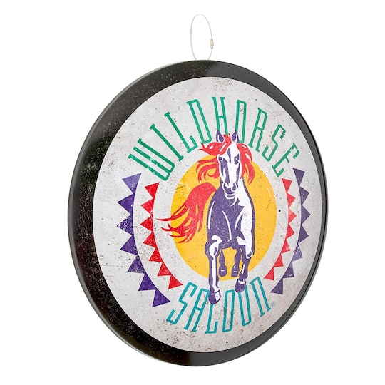 American Art Decor Grand Ole Opry Wildhorse Saloon Domed Metal Sign - 15" x 15"